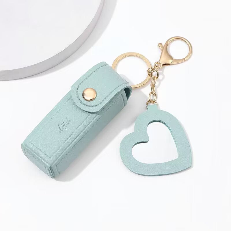 Wholesale Leather Portable Lipstick Mouth Red Envelope Keychain